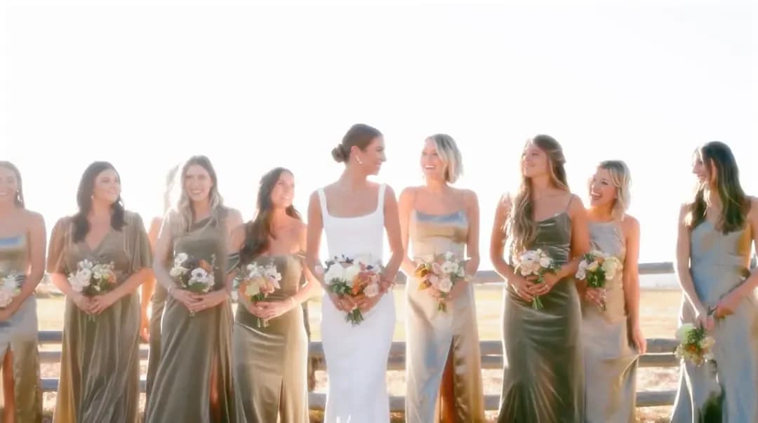 a group of women standing next to each other