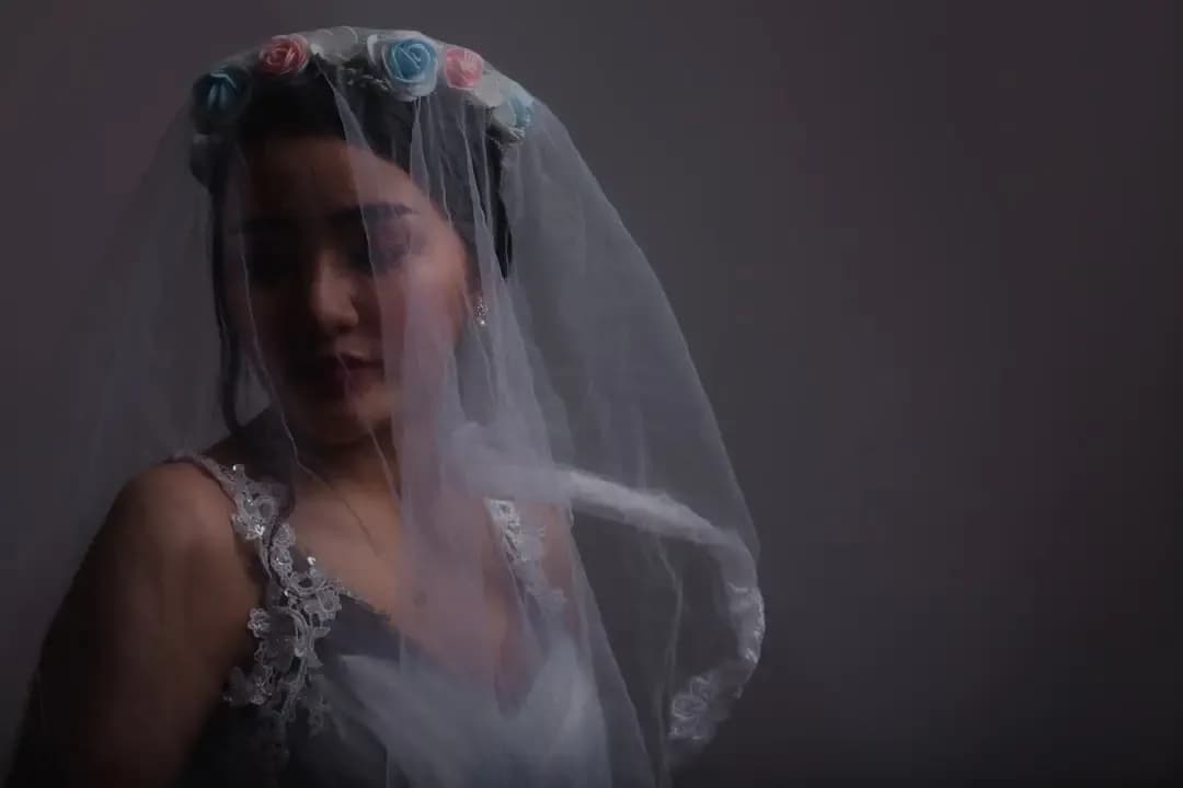 woman in white wedding dress