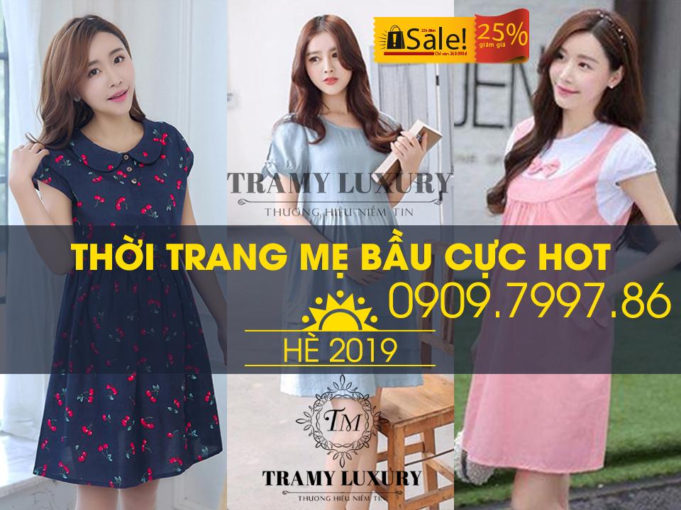 THẾ GIỚI Đầm Bầu Công Sở ĐẸP HIỆU ™TRÀ MY→ [Mẫu Mới 1 Tuần].