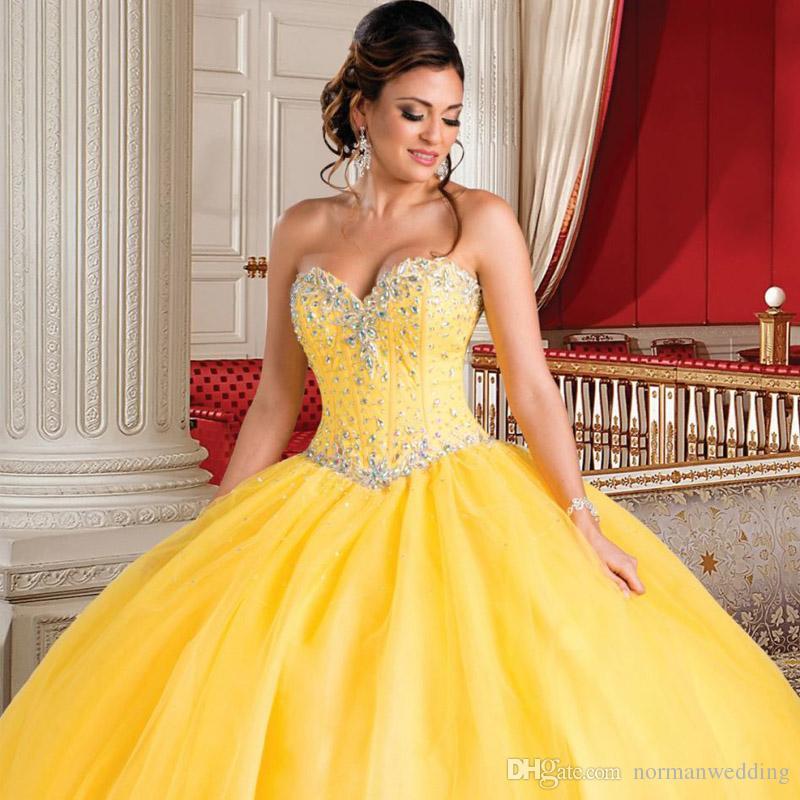 Tuyệt vời những chiếc váy cưới màu vàng lộng lẫy
