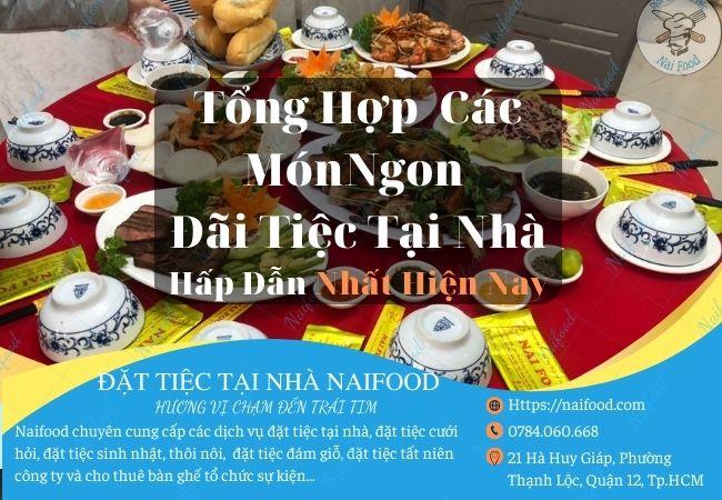 21+ bộ thực đơn đãi tiệc và 100 món ăn đãi khách hấp dẫn