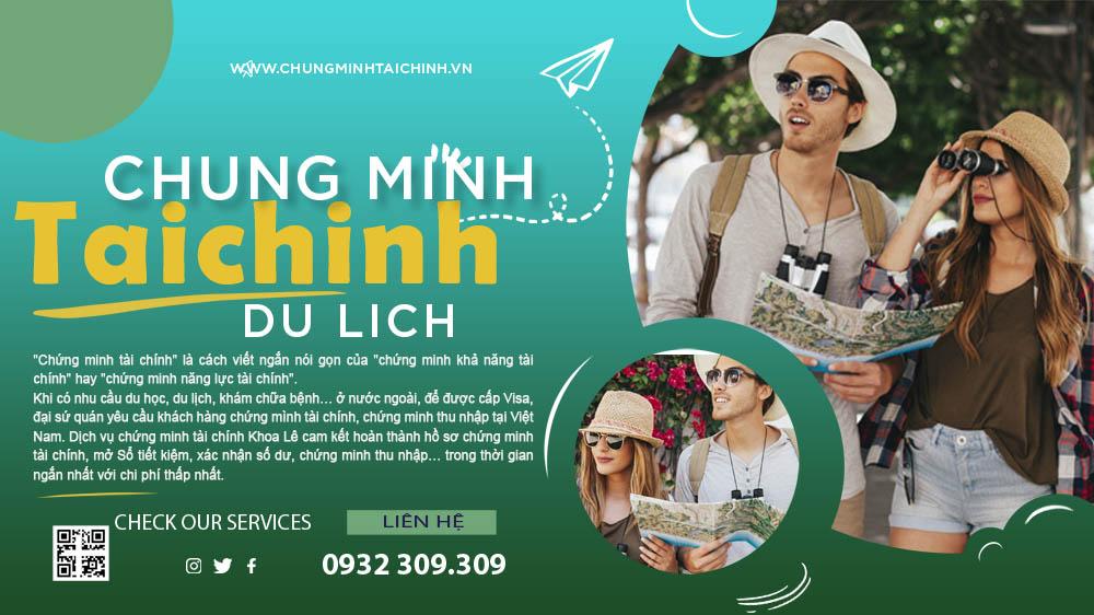 Chứng minh tài chính du lịch