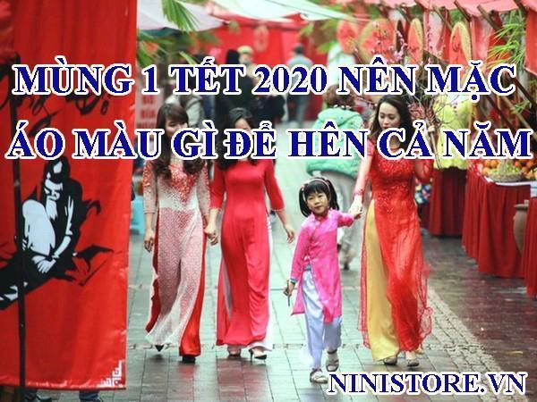 Mùng 1 Tết nên mặc áo màu gì để hên cả năm