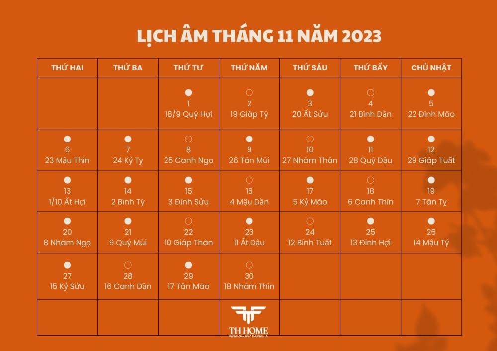 [Giải đáp] Tháng 11 âm lịch ngày nào tốt năm 2023 bình an thuận lợi?