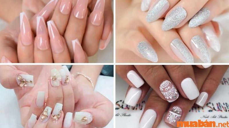 Top 23+ mẫu mẫu nail cô dâu đơn giản, sang trọng