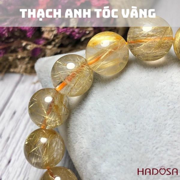 Thạch Anh Tóc Vàng Đẹp - Giá Tốt - Chất Lượng Cao | HADOSA