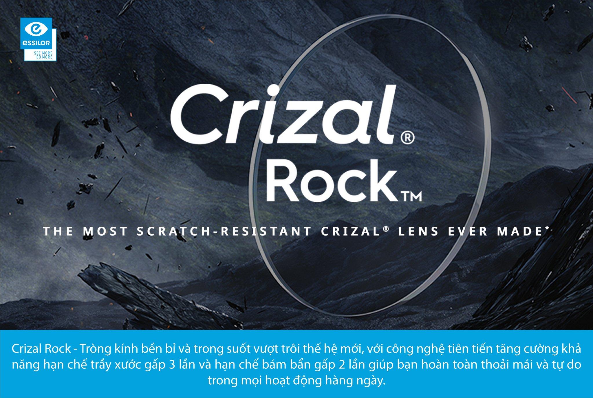 Tròng kính Essilor Crizal Rock