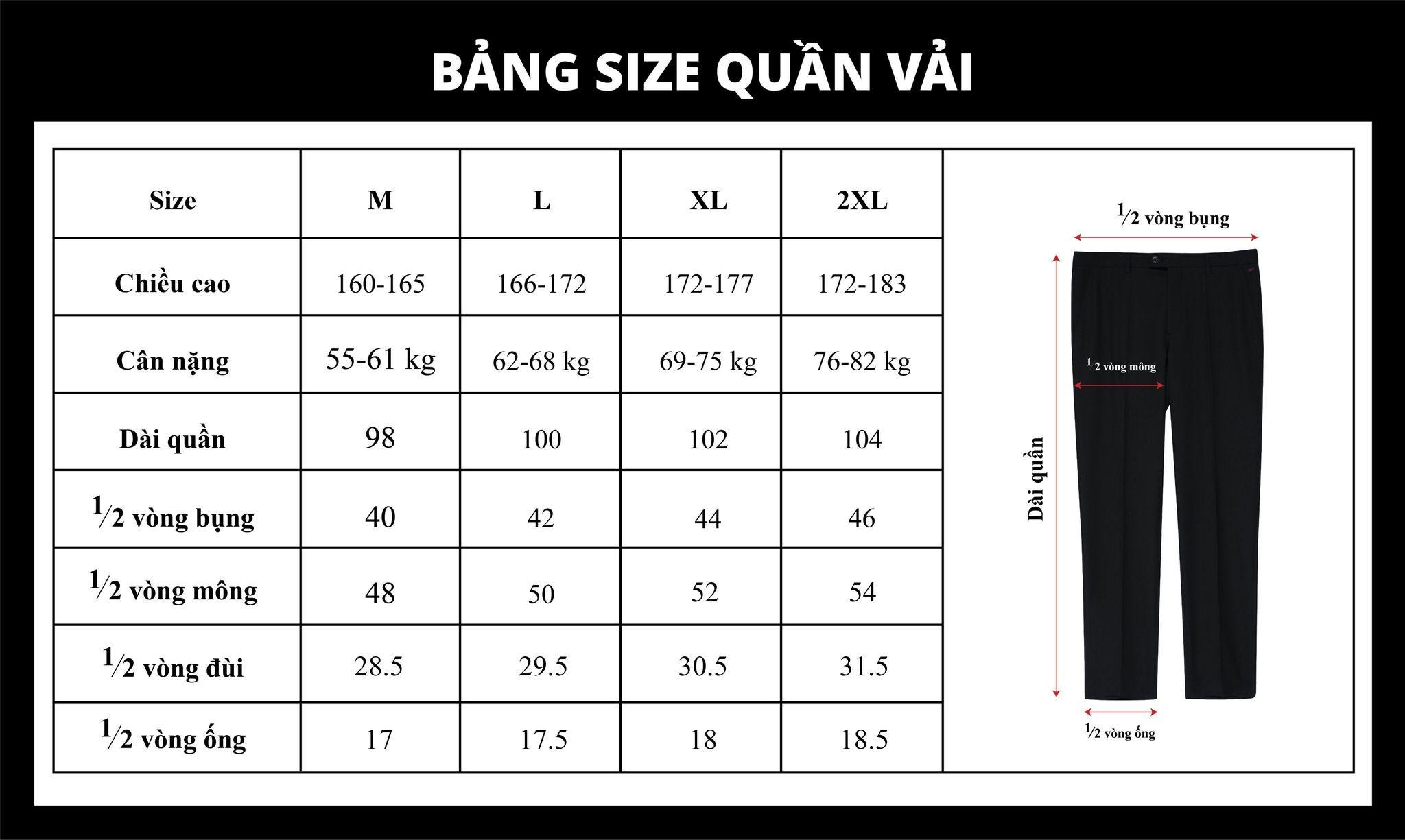 SIZE XL LÀ BAO NHIÊU KG - NHỮNG ĐIỀU BẠN NÊN BIẾT KHI CHỌN LỰA QUẦN ÁO