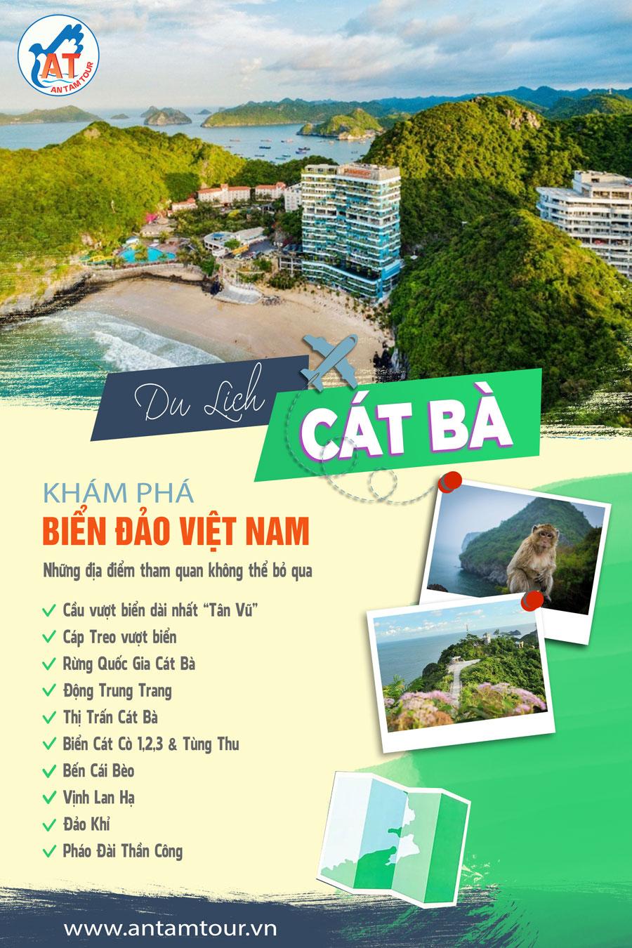 Tour Cát Bà 3 Ngày 2 Đêm | Tour tốt lắm, xem ngay nhé 			 			 			 | Antamtour.vn