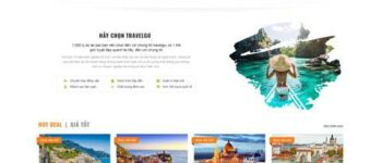Top 7 mẫu website du lịch cực đẹp, cực chất tại Sapo Web