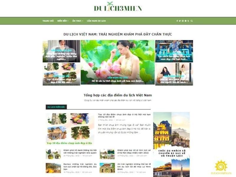 Ba website du lịch Việt Nam dân mê “xê dịch” phải biết