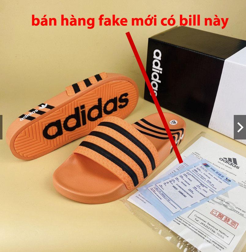 Các mẹo check dép Adidas chính hãng và Fake