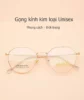 Gọng kính kim loại Unisex GK302