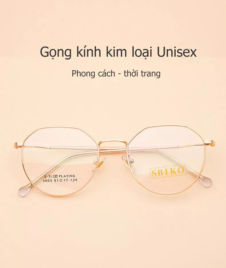 Gọng kính kim loại Unisex GK302