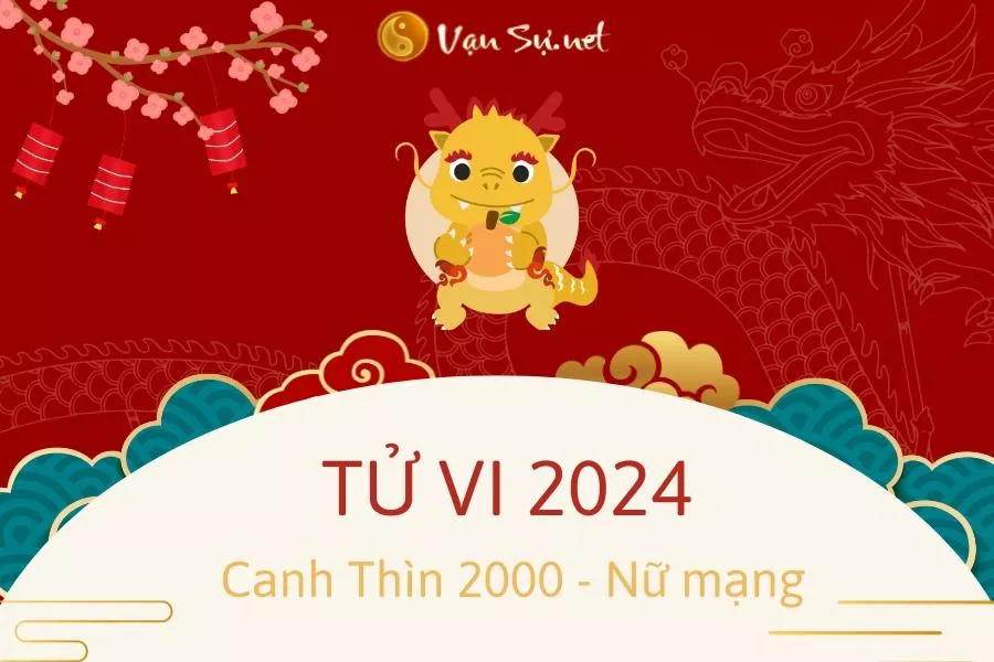 Tử vi tuổi Thìn 2000 năm 2024 nữ mạng